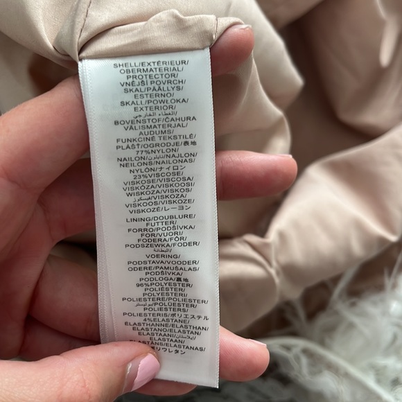 White feather trim dress - Picture 8 of 8